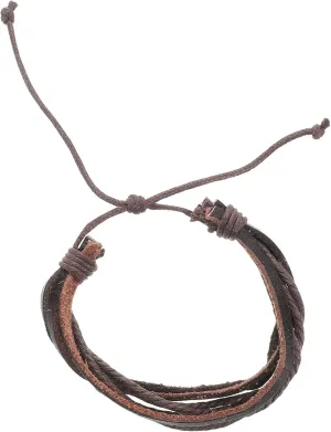 GALPADA Retro Multilayer Braided Rope Mens Braclets Woven Leather Bracelets for Women Handmade Western Jewelry