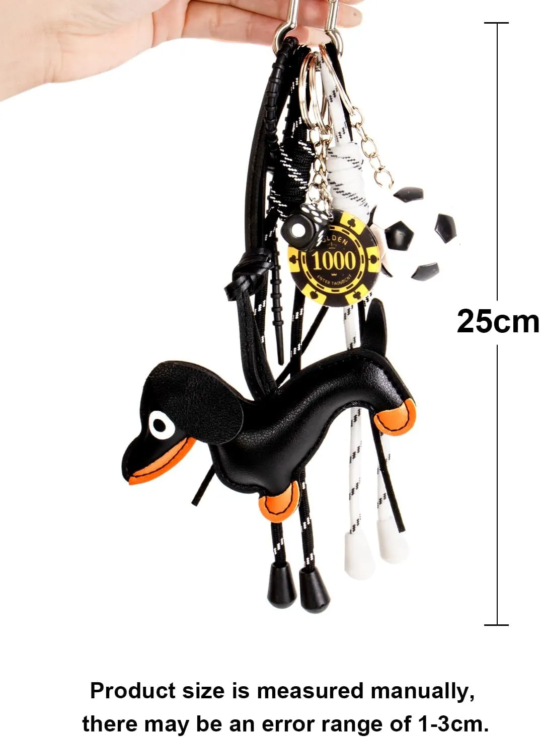 Georgie Porgy Bag Charms Keychains Handbag Accessories for Women Purse Backpack Sports Bag Pendant Cute Unique Gift for Girls