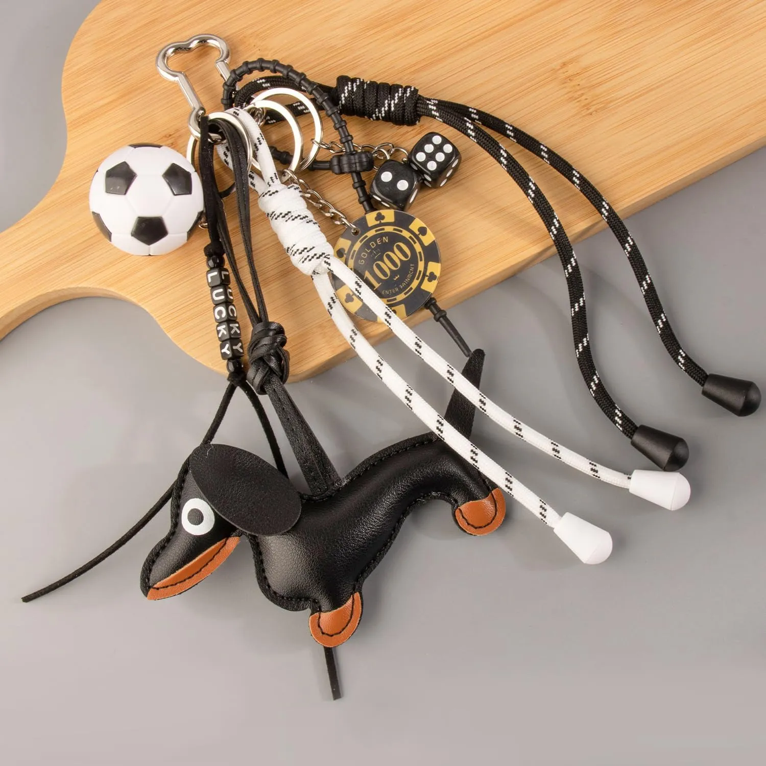 Georgie Porgy Bag Charms Keychains Handbag Accessories for Women Purse Backpack Sports Bag Pendant Cute Unique Gift for Girls
