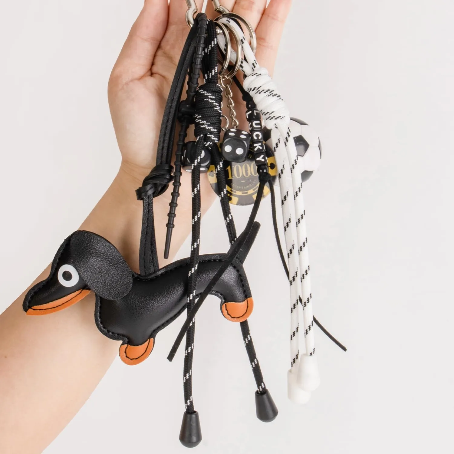 Georgie Porgy Bag Charms Keychains Handbag Accessories for Women Purse Backpack Sports Bag Pendant Cute Unique Gift for Girls