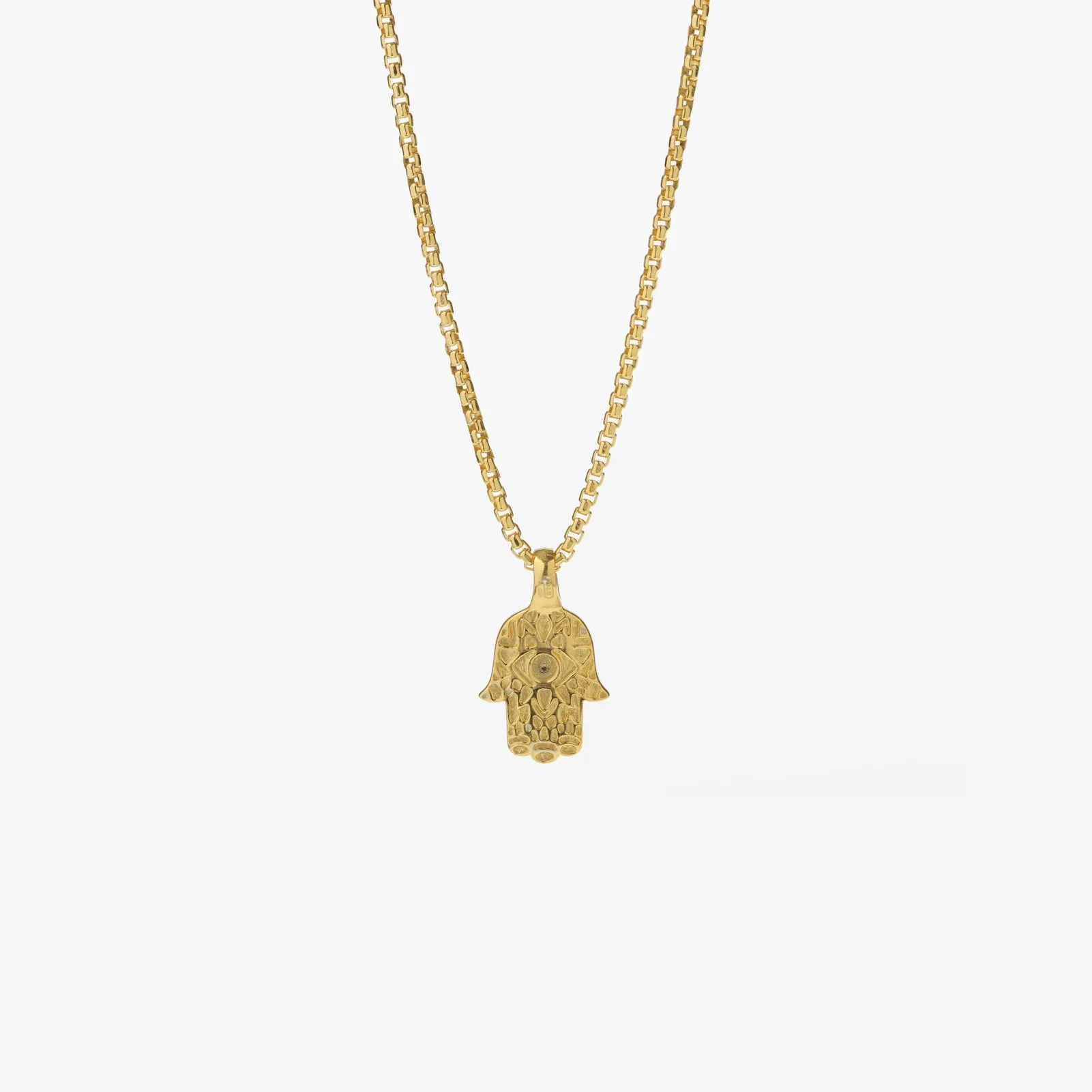 Gold Hamsa Necklace