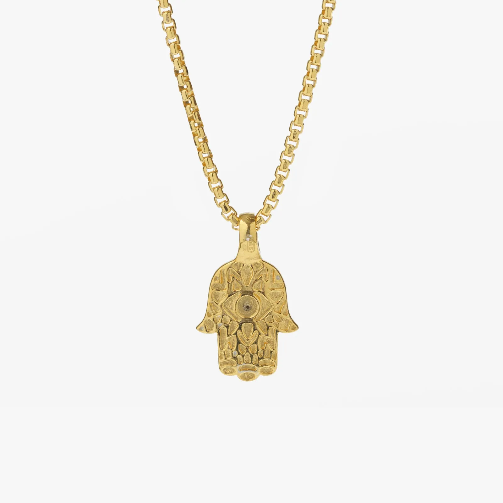 Gold Hamsa Necklace