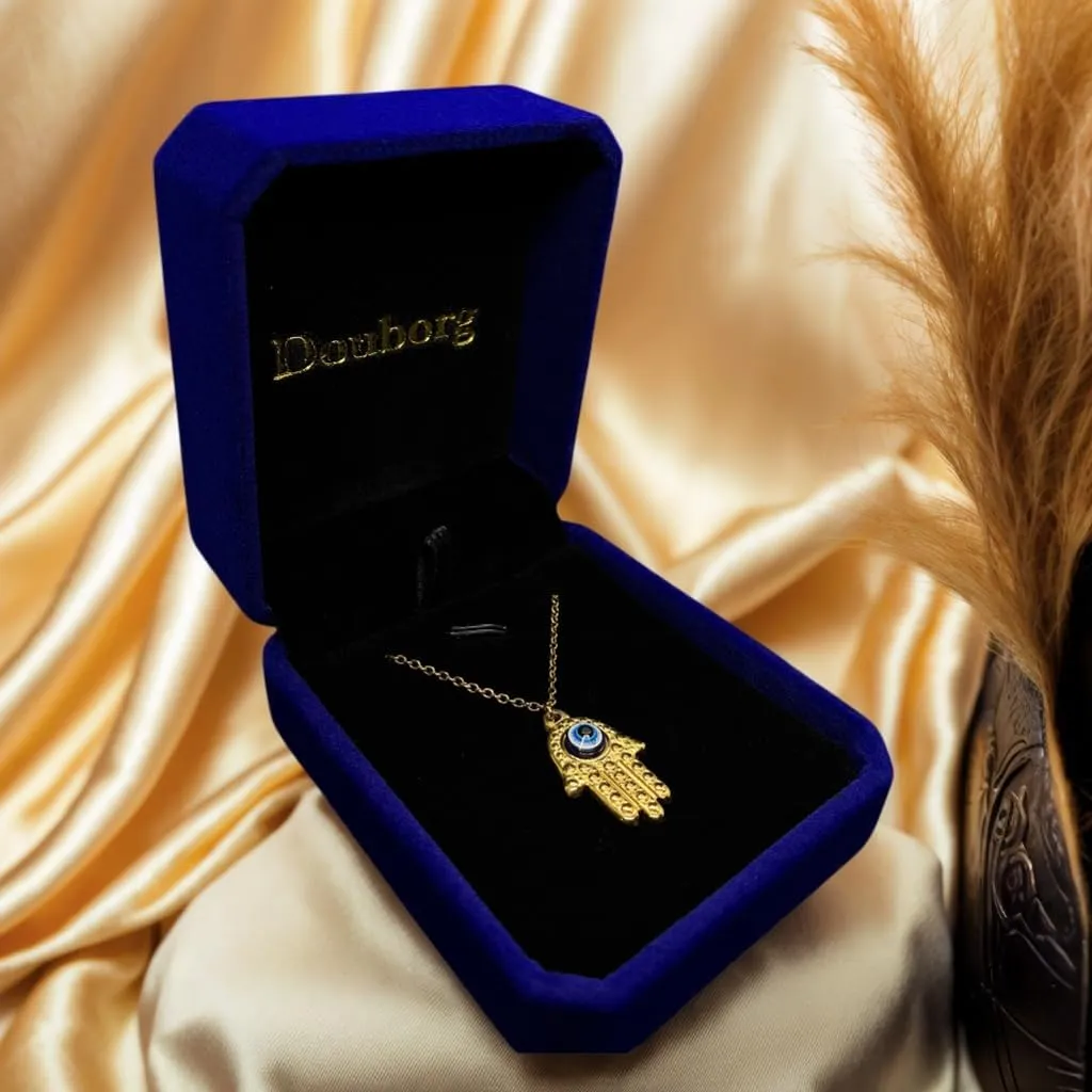 Gold Pendant Necklaces for Women  Evil Eye, Hamsa Hand & Cross Charms  18K Gold Plated Jewelry, Spiritual Protection, Minimalist Gifts for Her
