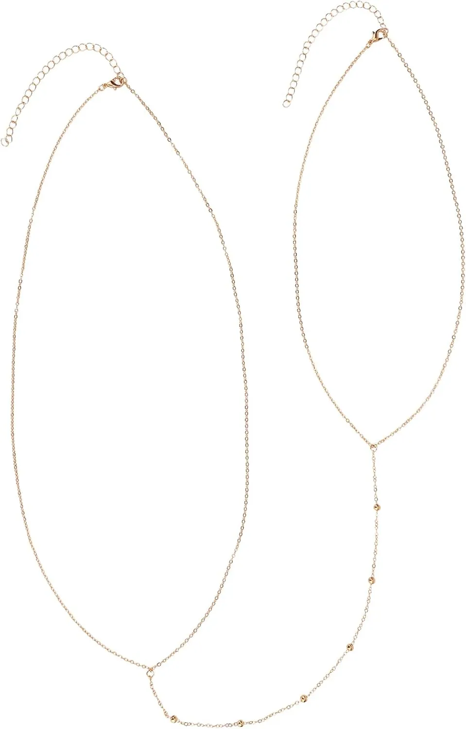 Gold Waist Chain for Women, Adjustable Body Chain Personalized Belly Jewelry for Women Beach Party Daily Wearing