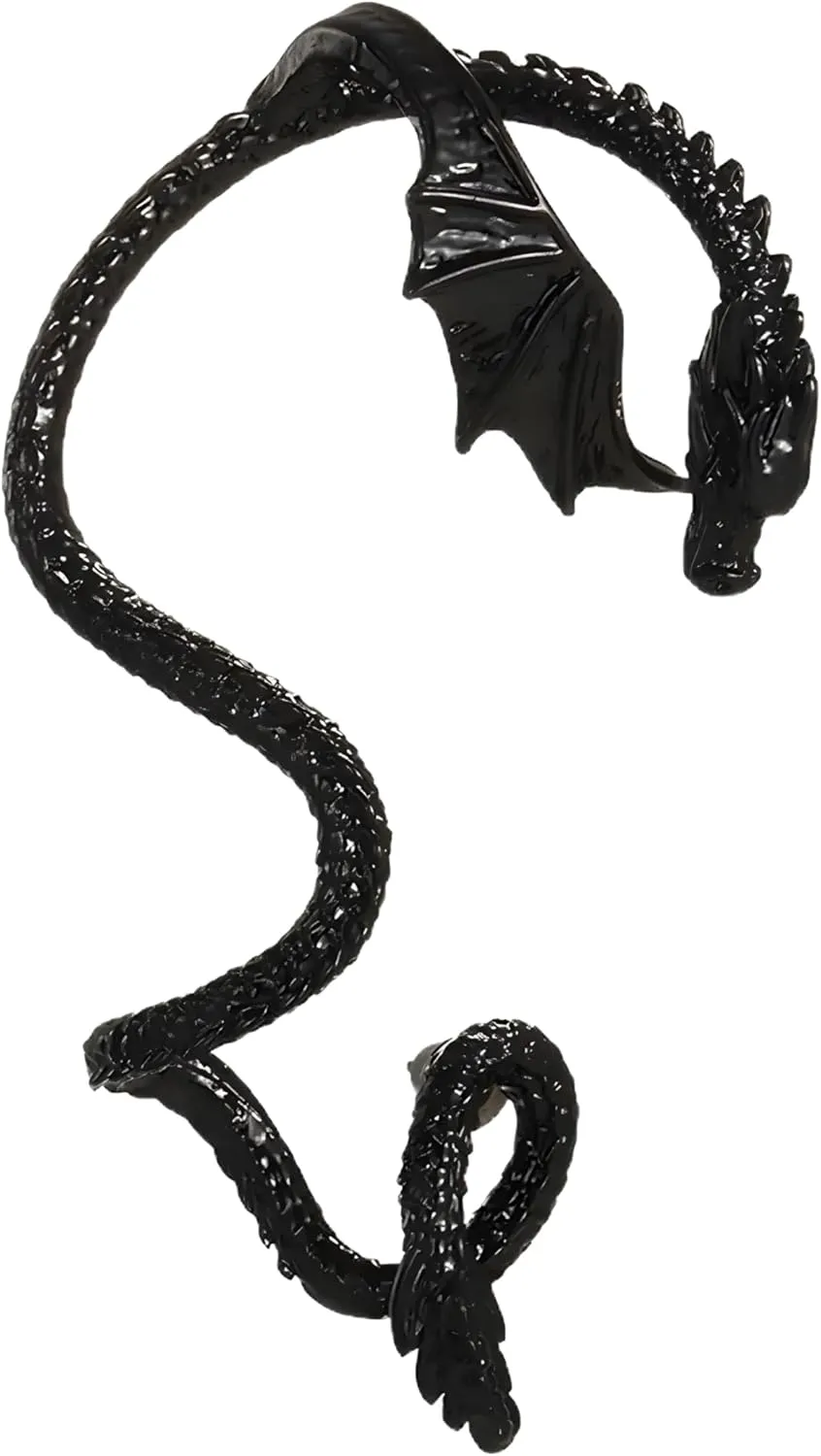 Gothic Punk Vintage Metal Winged Flying Dragon Ear Wrap Cuffs Earring For Women Men Party Jewelry-NG34