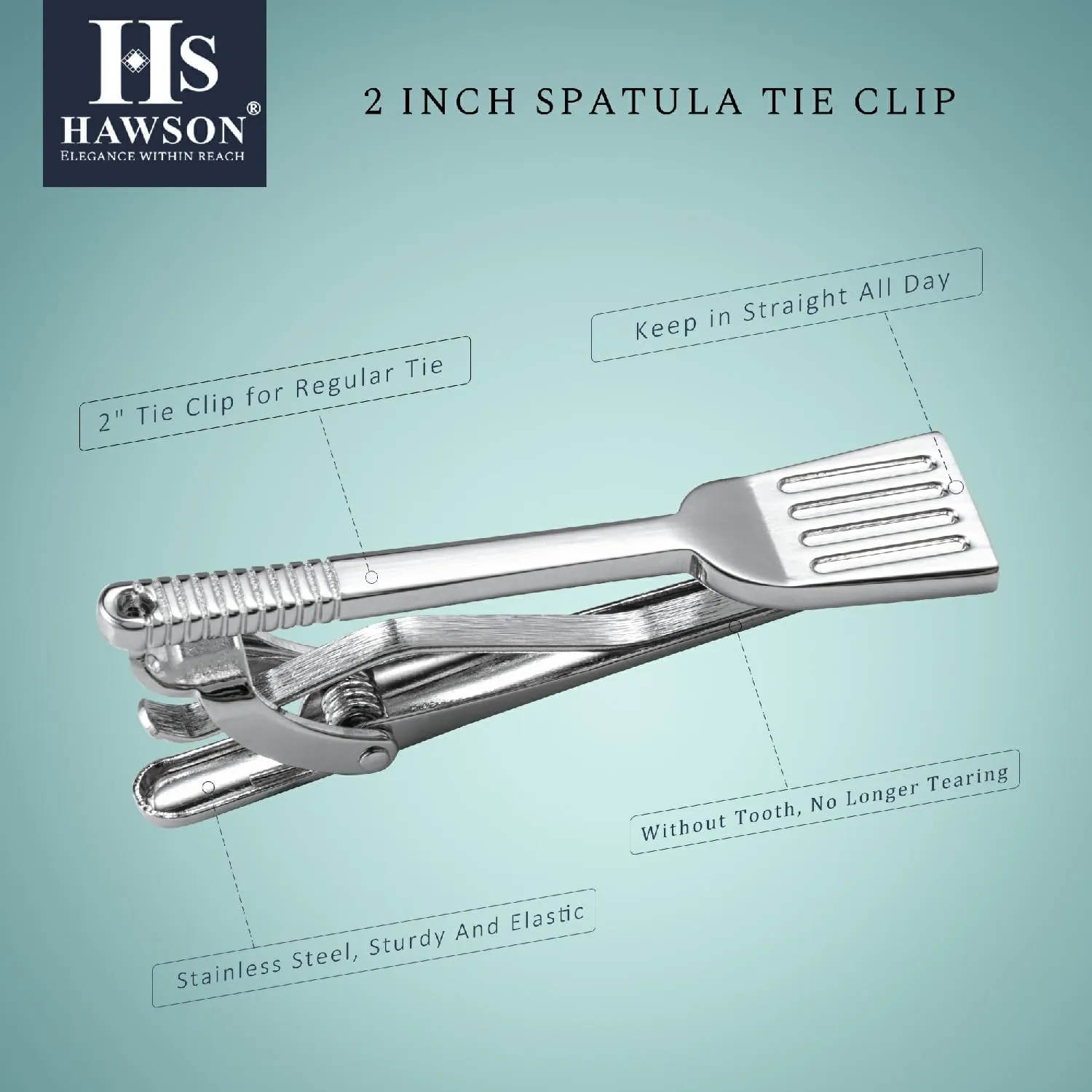 HAWSON Tie Clips for Men Unique,Interest Theme Mens Tie Bar, Personalized Tie Pins for Men for Theme Wedding Wedding Party Gifts