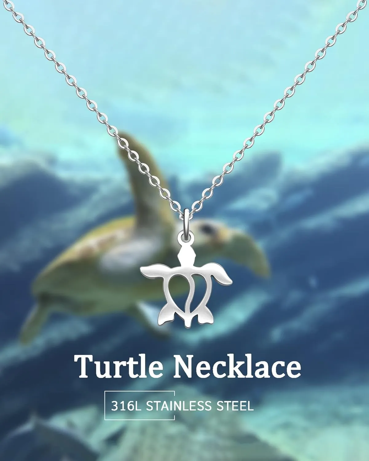 HOFOYA Animal Lover Charm Pendant Necklace Stainless Steel Jewelry Gifts for Women Teens,Lovely Spirit Pet Necklace Gifts for Family or Friendship.