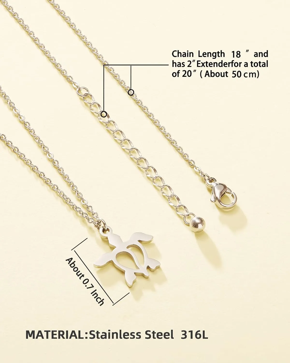 HOFOYA Animal Lover Charm Pendant Necklace Stainless Steel Jewelry Gifts for Women Teens,Lovely Spirit Pet Necklace Gifts for Family or Friendship.