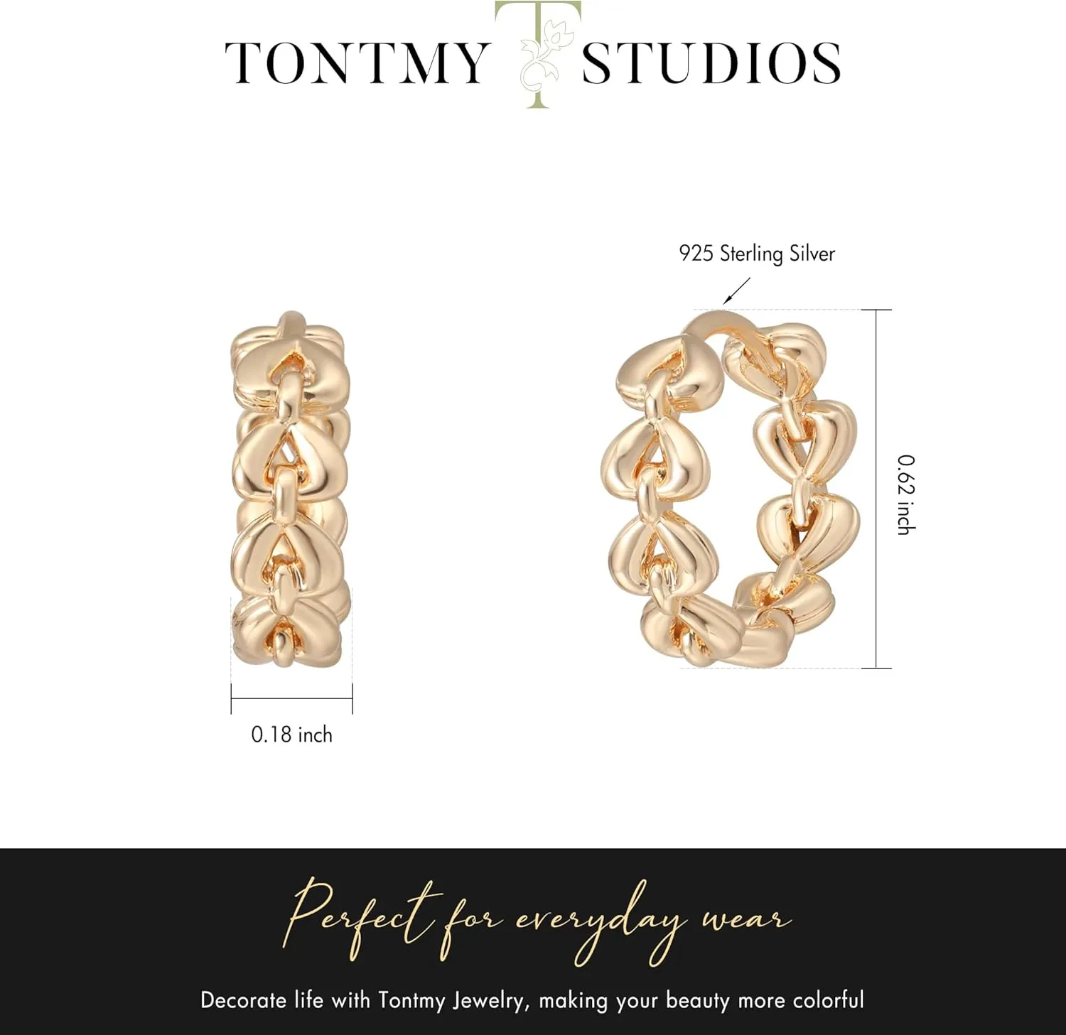 Huggie Hoop Earrings for Women Gold CZ Stud Earrings 14K Gold Filled Small Boho Huggie Earrings Hypoallergenic Piercing Hoops Jewelry