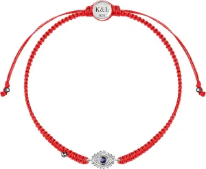KARMA AND LUCK Powerful Protection, Red String Bracelet & Evil Eye Charm for Women with Genuine Gemstone, Size 5.5"-7.5