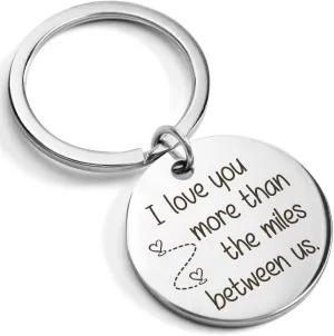Keychain for Girlfriend,Keychain for Boyfriend Christmas Gifts,Couple Keychain,Girlfriend Christmas Gifts,Long Distance Relationship Gifts,Birthday Gifts for Boyfriend,Unique Girlfriend Gift