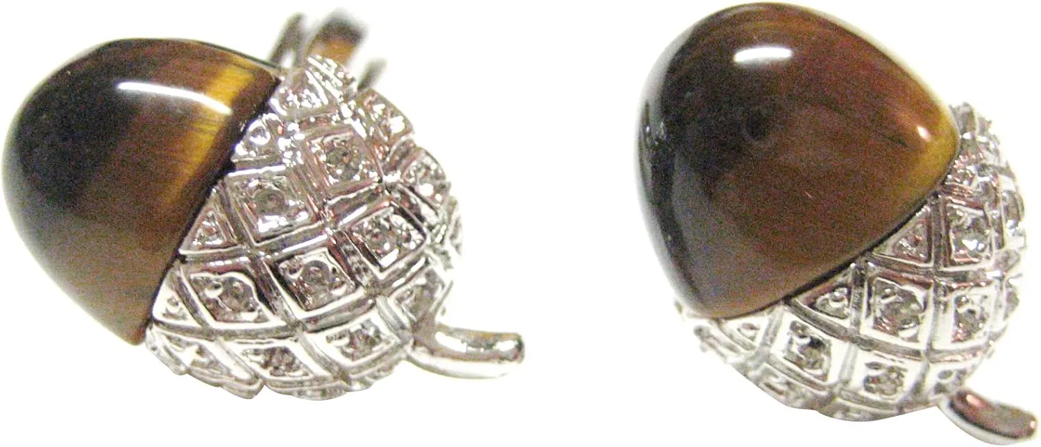 Kiola Designs Shiny Acorn Cufflinks