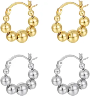 KOMI 18K Gold-plated Zircon Earrings are the Best Gift for Daughters Mothers and Wives