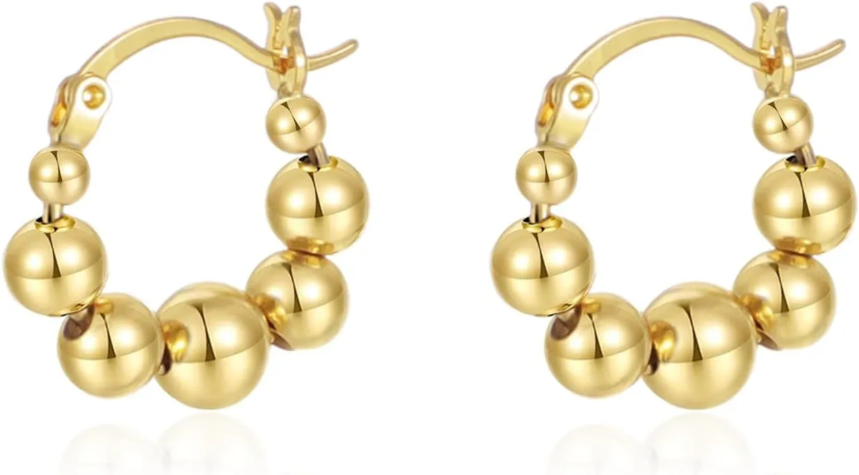 KOMI 18K Gold-plated Zircon Earrings are the Best Gift for Daughters Mothers and Wives