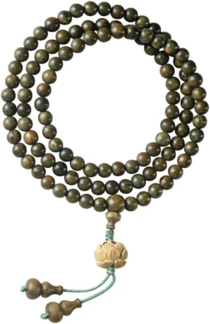 LIFKOME Buddhist Rosary Bead Bracelet Beads Wood Wrist Jewelry for Men and Women Versatile Prayer Necklace present for