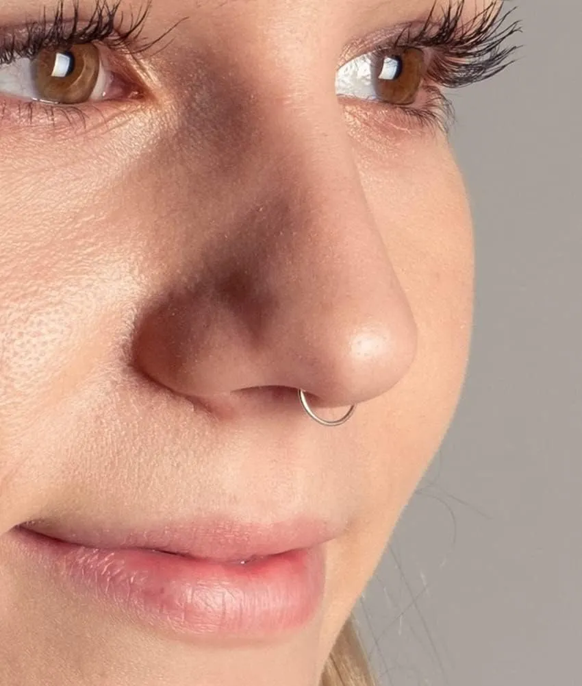 Longita Fake Piercings - Nose Ring, Eyebrow, Lip Ring, Labret Studs & More - Adhesive Face Jewelry