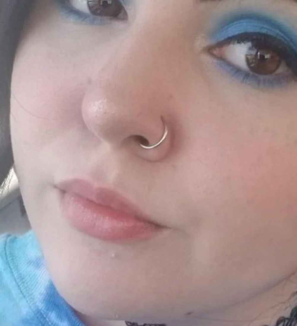 Longita Fake Piercings - Nose Ring, Eyebrow, Lip Ring, Labret Studs & More - Adhesive Face Jewelry