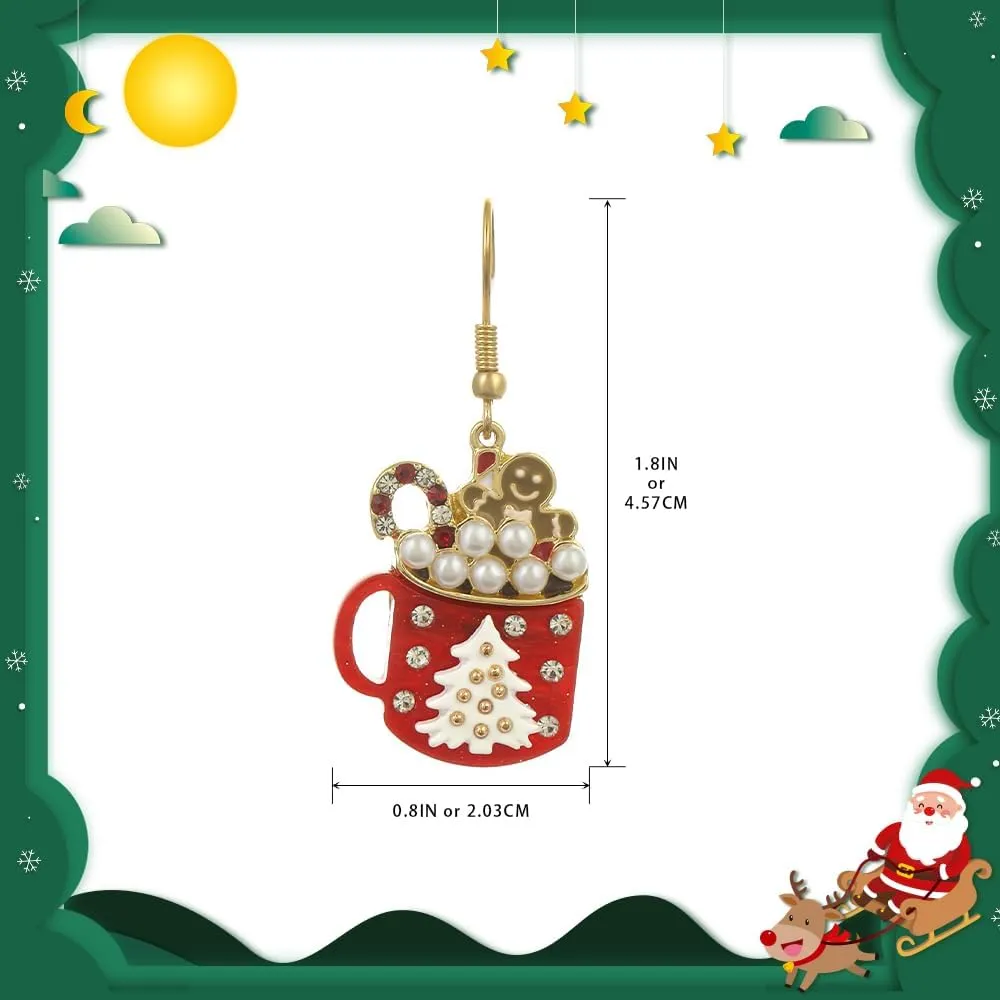 Madison Tyler Christmas Earrings for Women | Santa Claus | Snowmen | Christmas Trees | Christmas Stockings | Gingerbread Men | Jingle Bells | Christmas Jewelry | Christmas Earring Gifts for Women