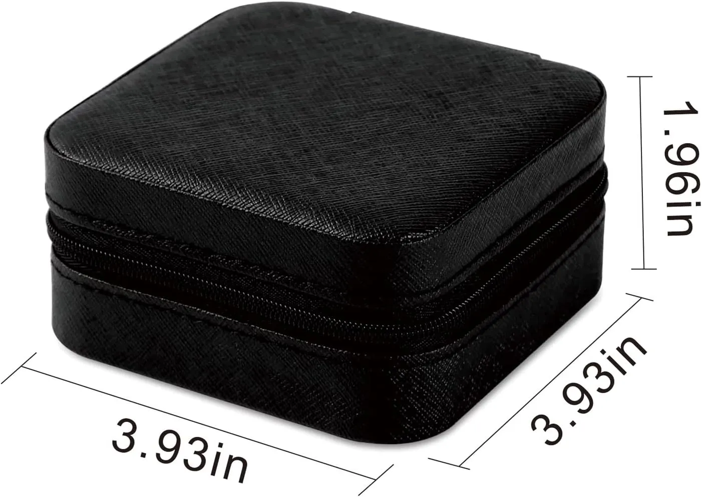 Mini Jewelry Travel Case, Leather Jewelry Travel Organizer for Women Girls Small Jewelry Boxes for Gifts Jewelry Organizer Travel Portable Display Case For Rings Earrings Necklaces (5PCS)
