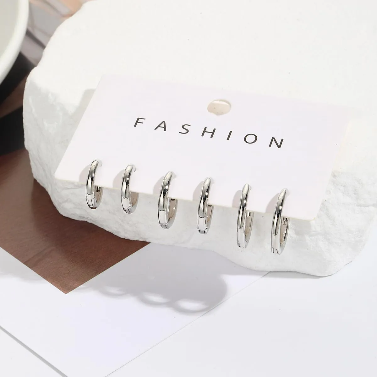 Minimalist 3 Packs Set of Small Hoop Earrings Dainty CZ Cartilage Huggie Cuff Hoops Personalized Conch Helix Hypoallergenic Piercing Little Hoops for Women Teenages Christmas Birthday Gifts