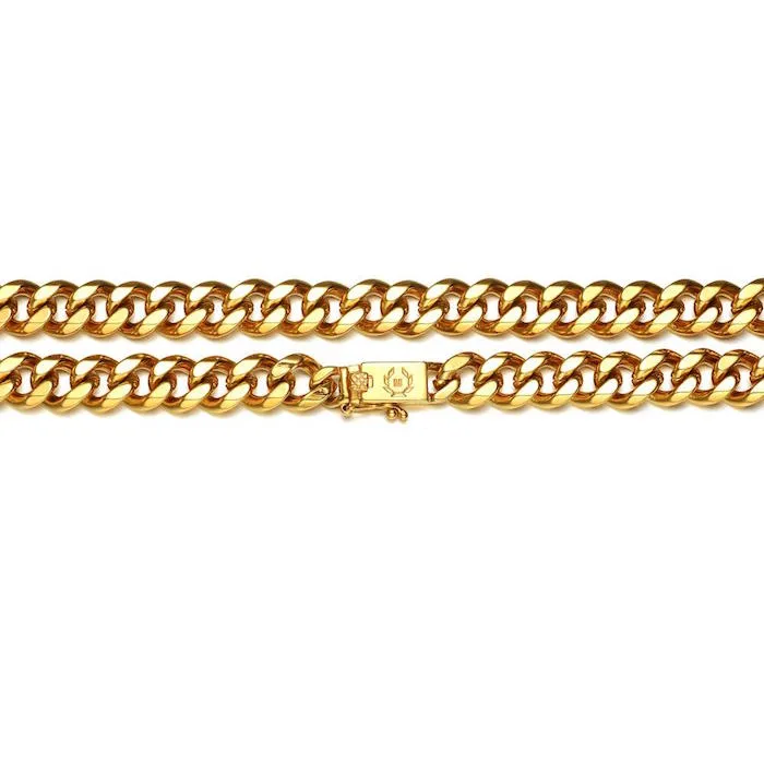 Mister Curve Curb Gold Chain
