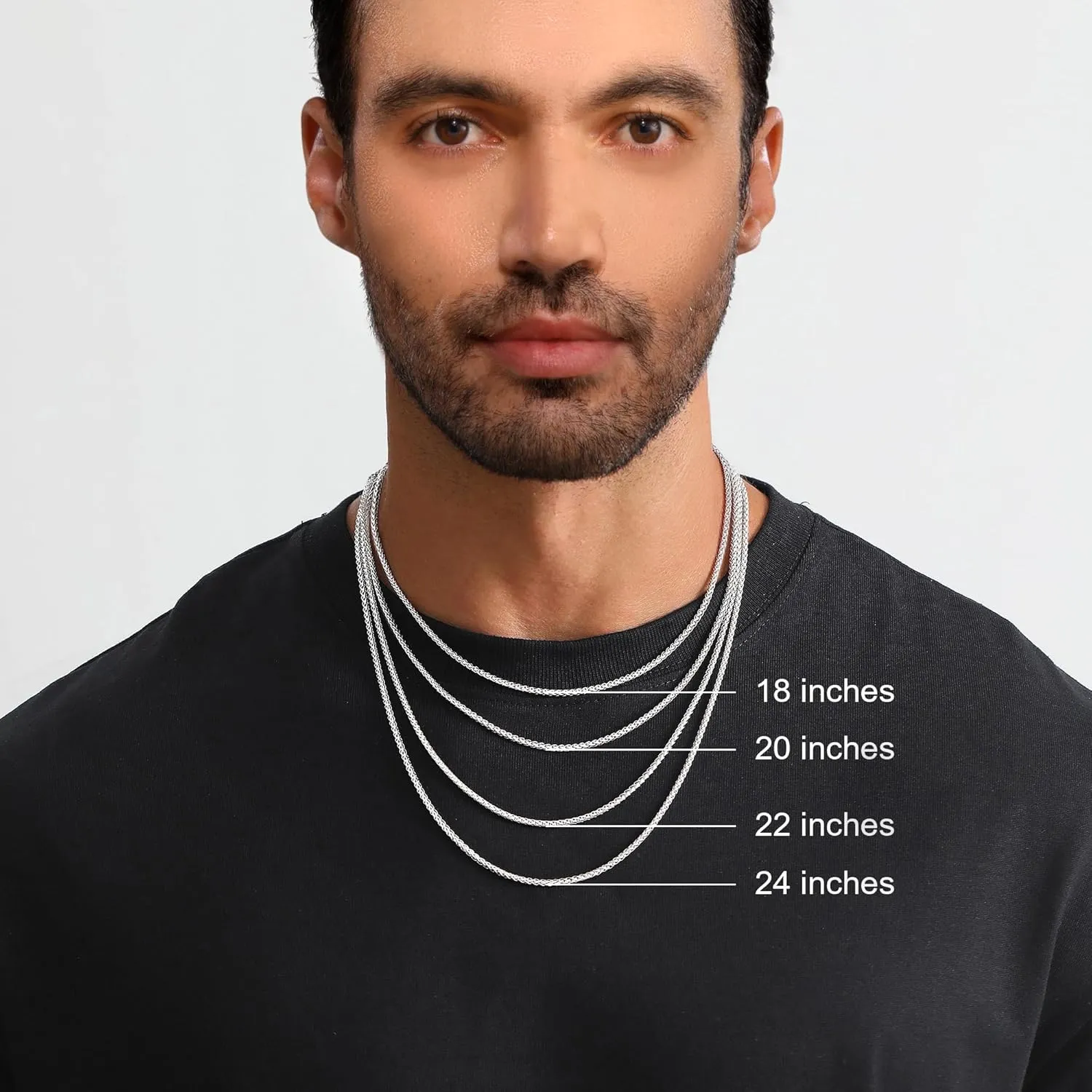Monily Birthday Gifts for Dad Cross Necklace for Men Silver/Gold Stainless Steel Cross Chain Pendant Necklace for Mens Father's day gifts