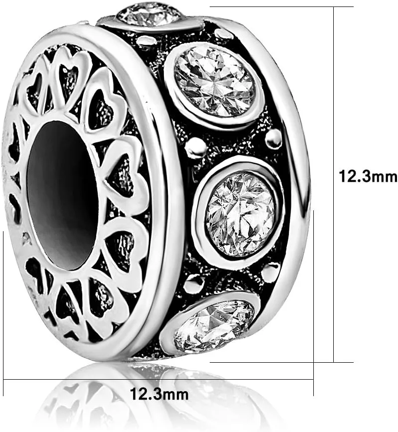 Mother Mom Heart Love Family Birthday Birthstone Womens Beads Charms for Bracelets Jewelry