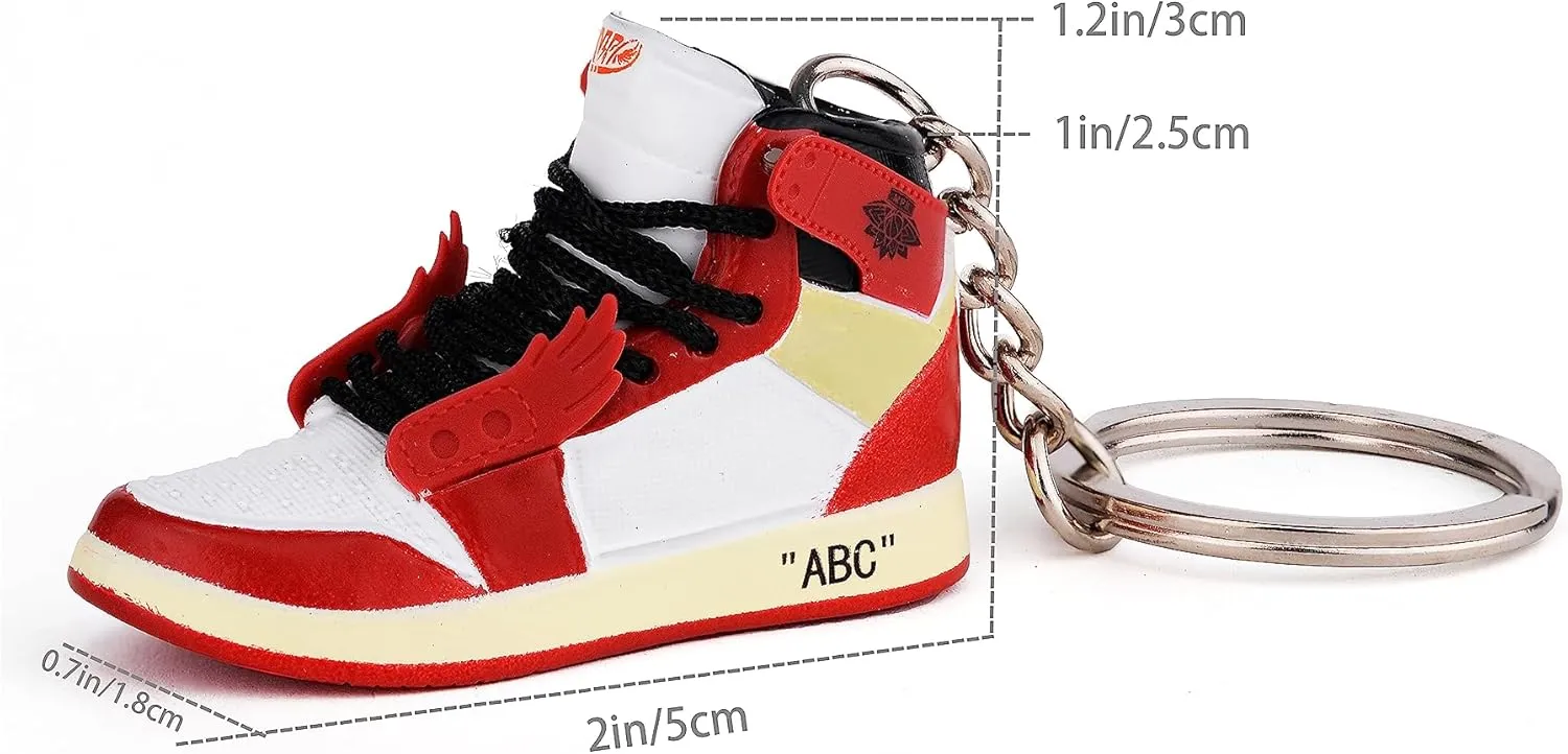 MPK 3D Sneaker Keychain for Men & Women retro in beautiful package Boyfriend and Girlfriend Perfect Valentine's Day Gift