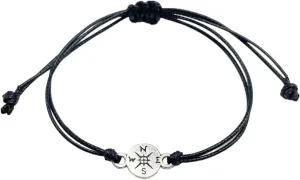 Multicolor Compass Braided String Bracelets Handmade Adjustable Waterproof Rope Blessing Bangle for Women Men Graduate Gifts