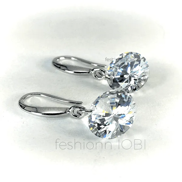 Naked IOBI Crystals Drill Earrings - The Exotic Collection for Women | Special Occasion, Bridal, Wedding, Evening, Birthday, Holiday"