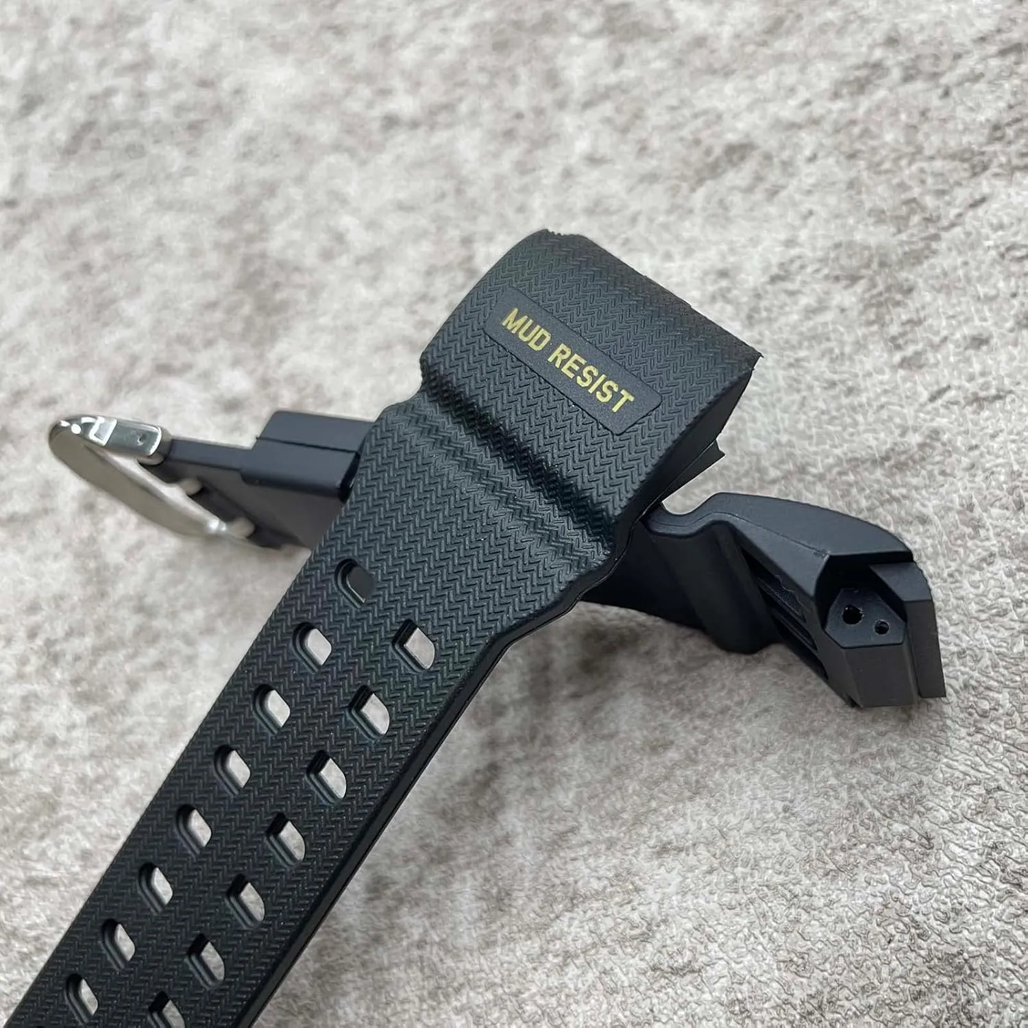 Natural Rubber Strap/Replacement Watch Band for Casio men's G-Shock Master of G Mudmaster Twin Sensor Sports Watch GG-1000/ GWG-100/ GSG-100 Series Watch Strap
