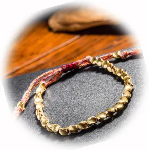 New Tibetan Copper Beaded Bracelet Copper Beads Bracelet Luck Wealth Protection Elegant Cute Unique Stunning Pretty jewerly Perfect for Any Occasion BEUTYM00107