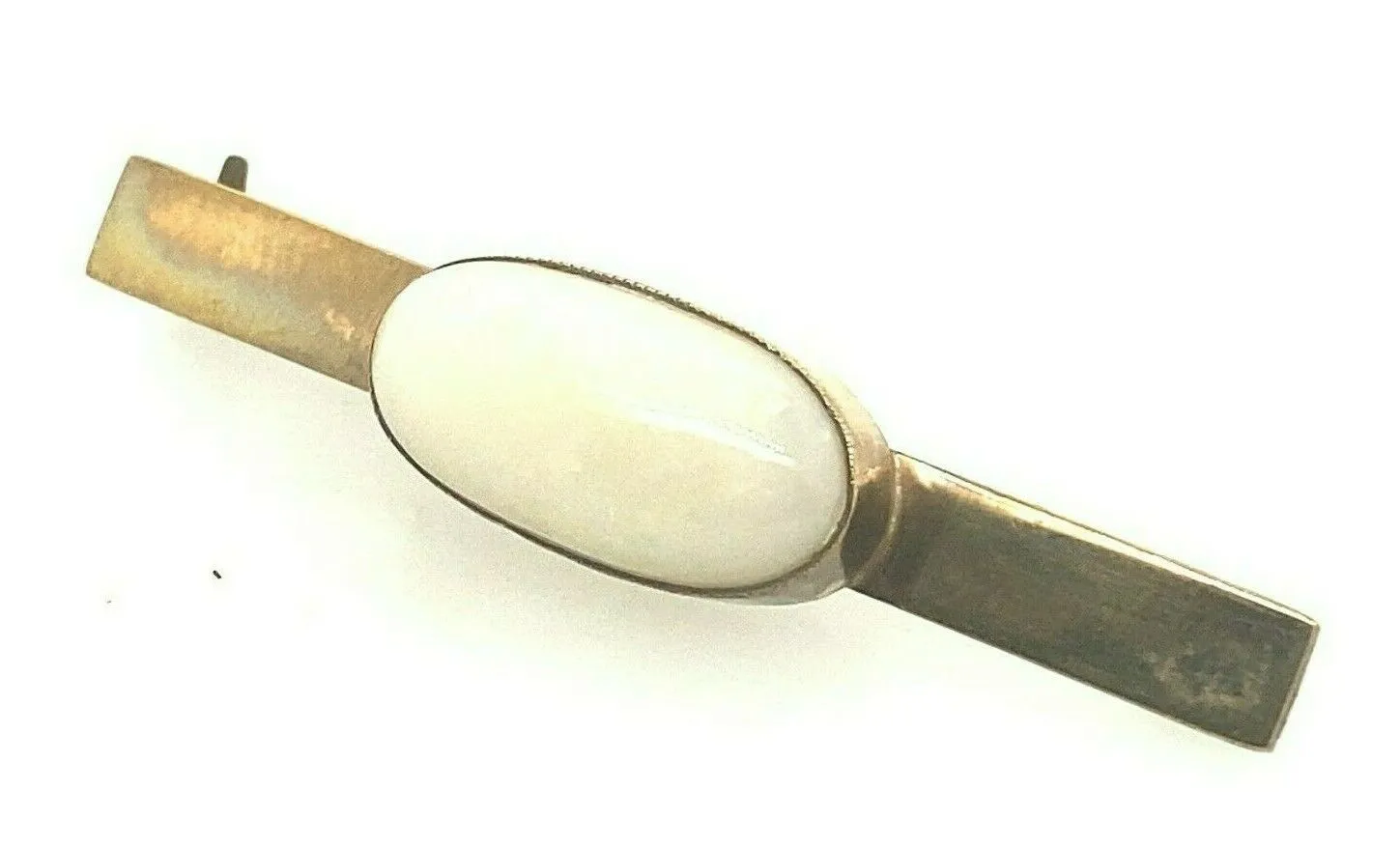 Opal 9ct Yellow Gold Bar Brooch