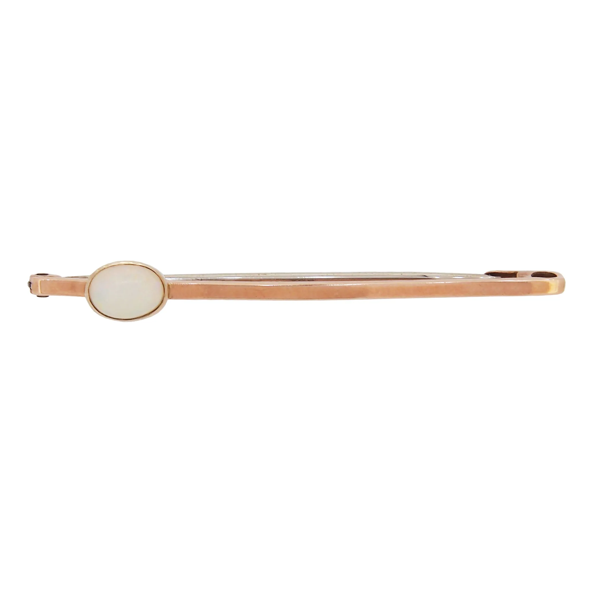 Opal Set Bar Brooch