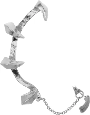PartyKindom Ear Cuff Earring For Women: Unique Claw Non-piercing Earring Punk Style Comfortable Alloy Right Ear Wrap Jewelry For Parties And Daily Wear