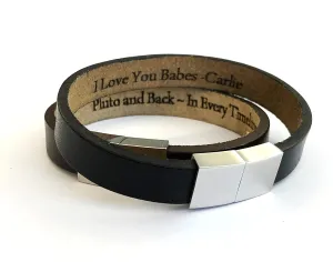 Personalized Couples Bracelets His and Hers Bracelet Hidden Message Bracelet Custom Secret Message Couples Bracelets