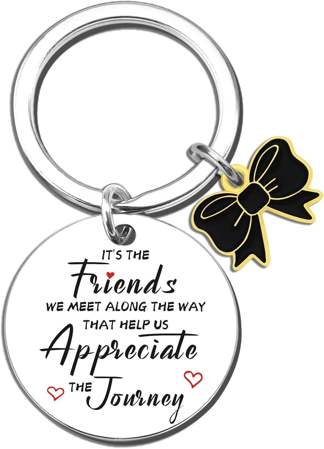 Personalized Friend Gifts for Women Teen Girls Unique Friendship Keychain for Best Friend Bestie Soul Sister Thoughtful Birthday Gifts Bow Accesories