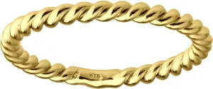 Precious Pieces Sterling Silver or 14K Gold-Plated Baby Ring, Twisted or Plain 2mm Band for Babies, Toddlers, Kids or Women