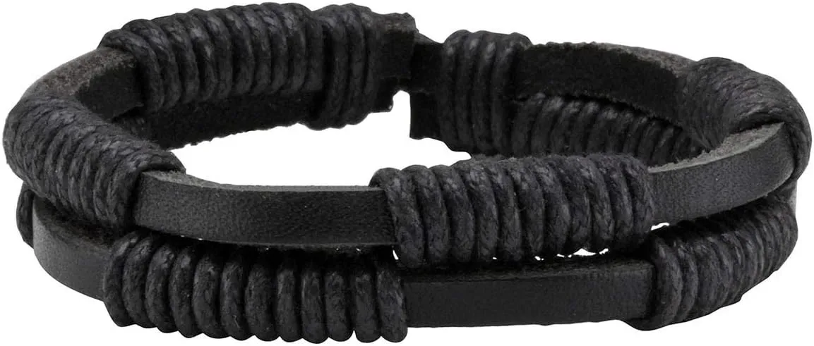 Punk Gothic Leather Bracelet for Men Women Spike Cuff Bangle Cross Bracelet Adjustable Goth Jewelry