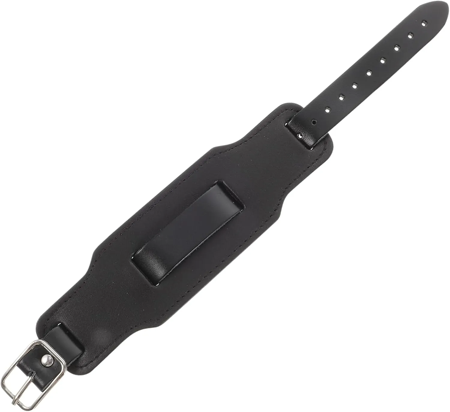 Punk Style PU Leather Bracelet for Men Unique Wrist Decor for Street Dancers and Hip Hop Fans Fashionable Wrist Chain Accessory