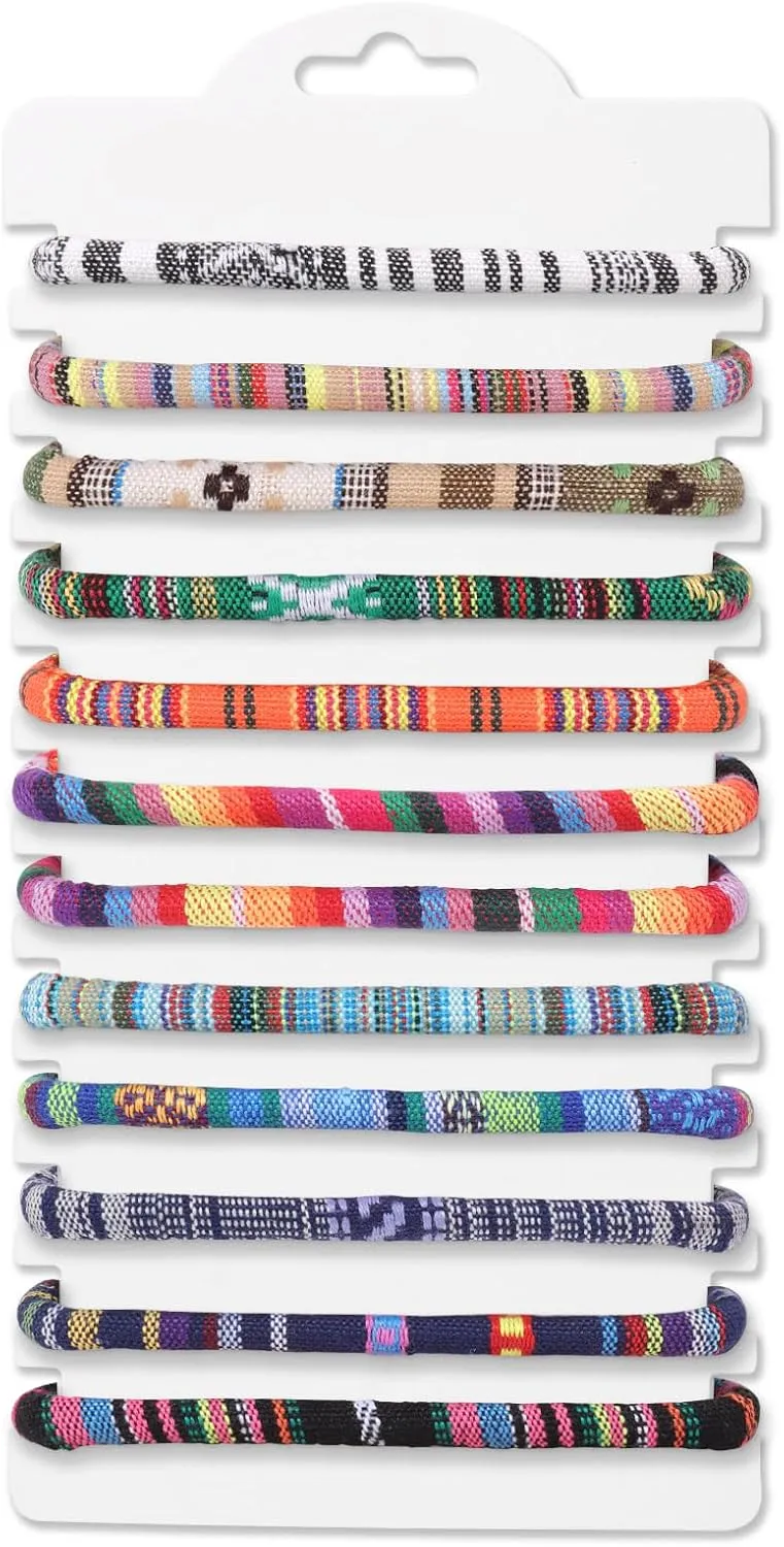Raicegs 12PCS Friendship String Bracelets for Teen Women Man Boho Surfer Beach Bracelets Anklets Set Handmade Bracelets Bulk Jewelry for Women Man