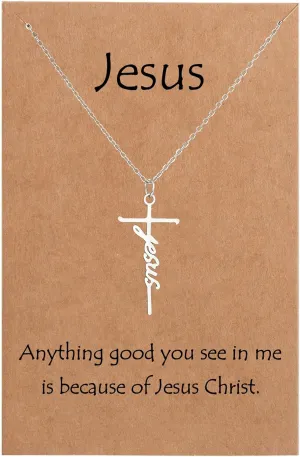 RAYSTAR Faith Cross Necklace for Women Religious Christian Jewelry Gifts for Women Girls Mom Wife Grandma,Unique Birthday Gifts for Women