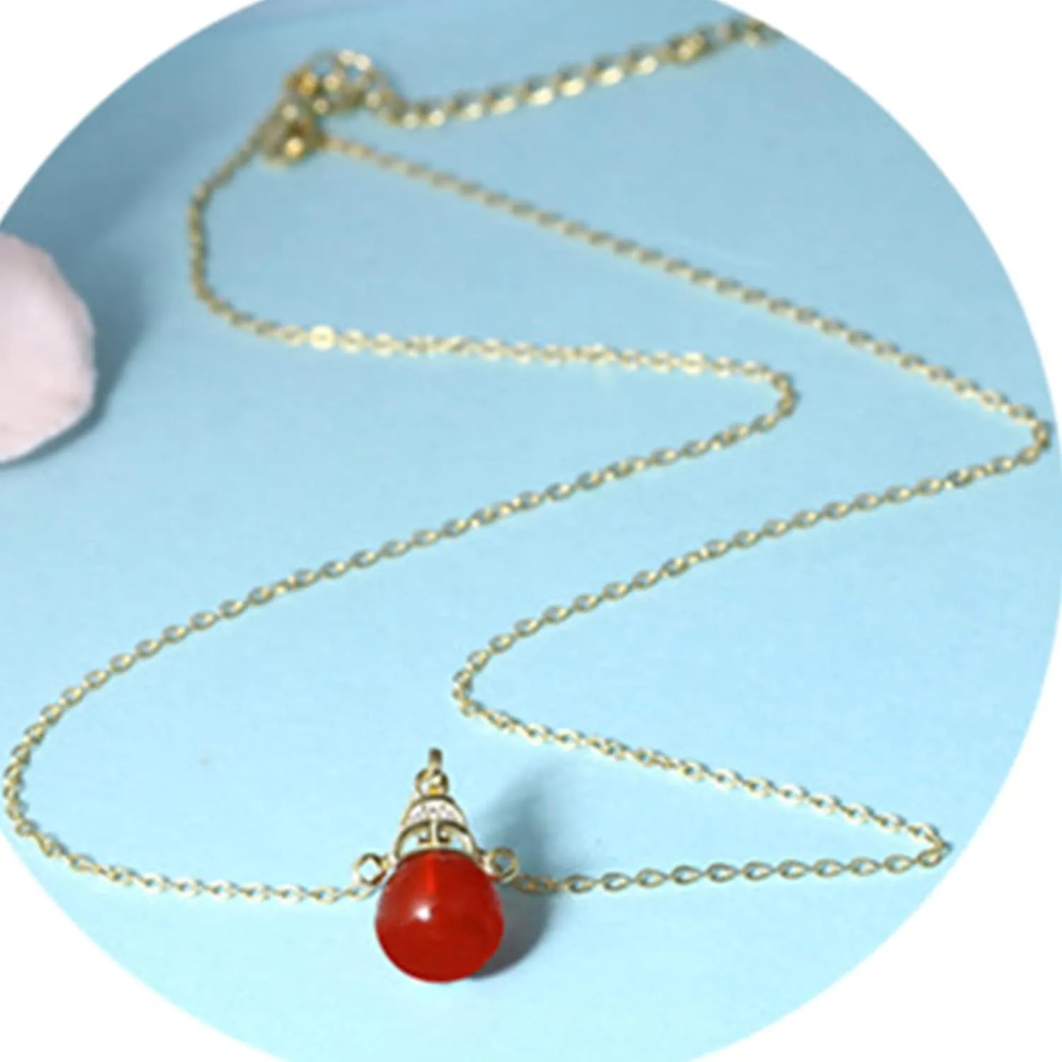 Real Carnelian Crystal Necklace Valentine's Day Gifts for Women Raw Gemstone Chakra Healing Stones Genuine Red Crystal Pendant Energy Spiritual Jewelry, USA