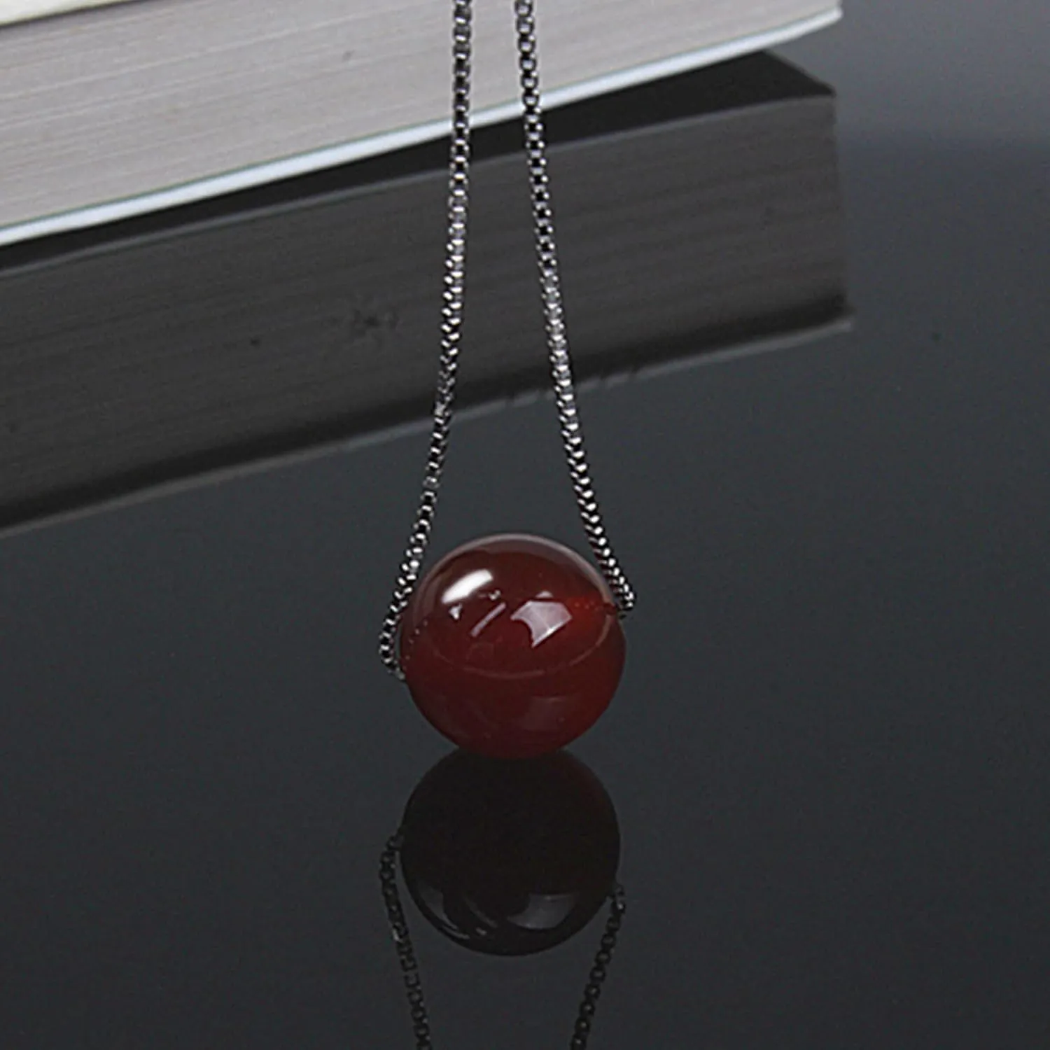 Real Carnelian Crystal Necklace Valentine's Day Gifts for Women Raw Gemstone Chakra Healing Stones Genuine Red Crystal Pendant Energy Spiritual Jewelry, USA