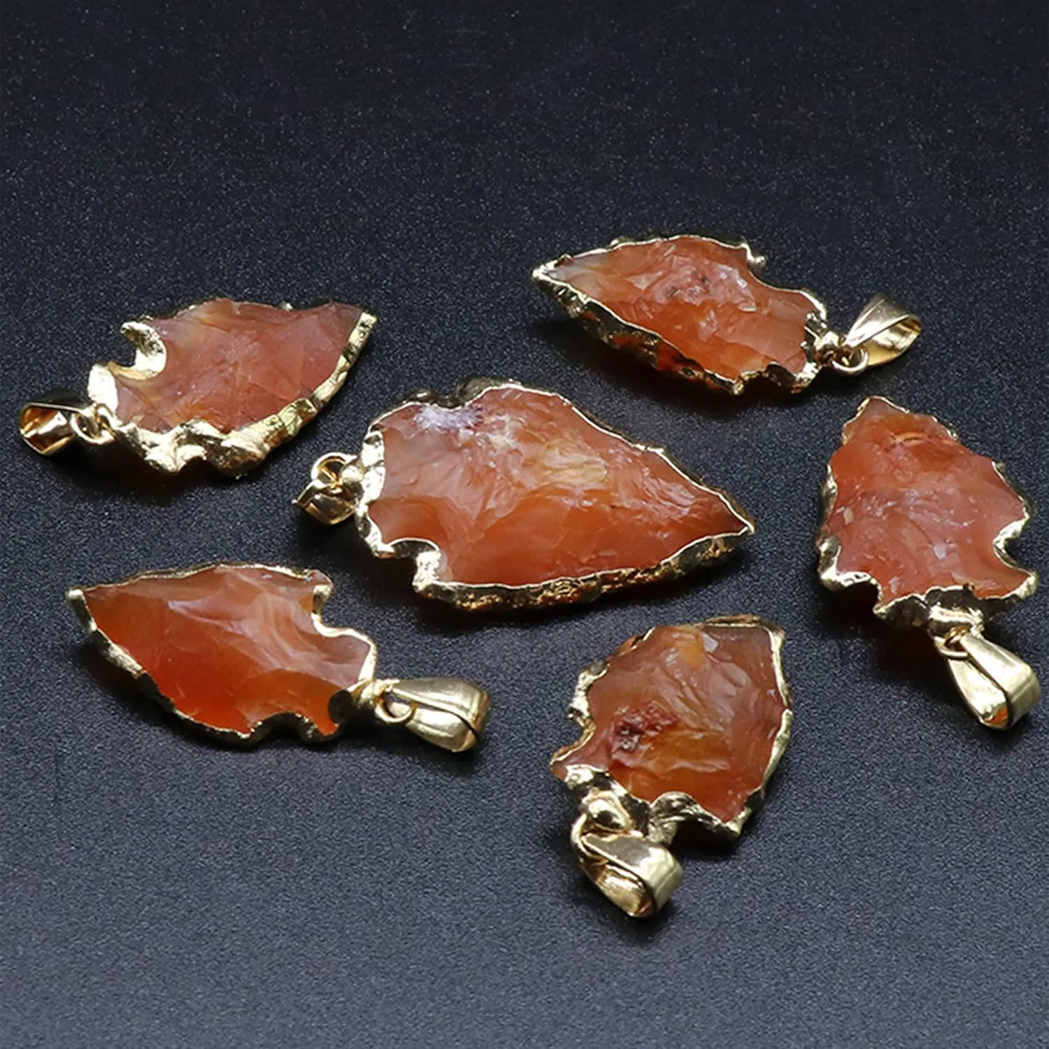 Real Carnelian Crystal Necklace Valentine's Day Gifts for Women Raw Gemstone Chakra Healing Stones Genuine Red Crystal Pendant Energy Spiritual Jewelry, USA