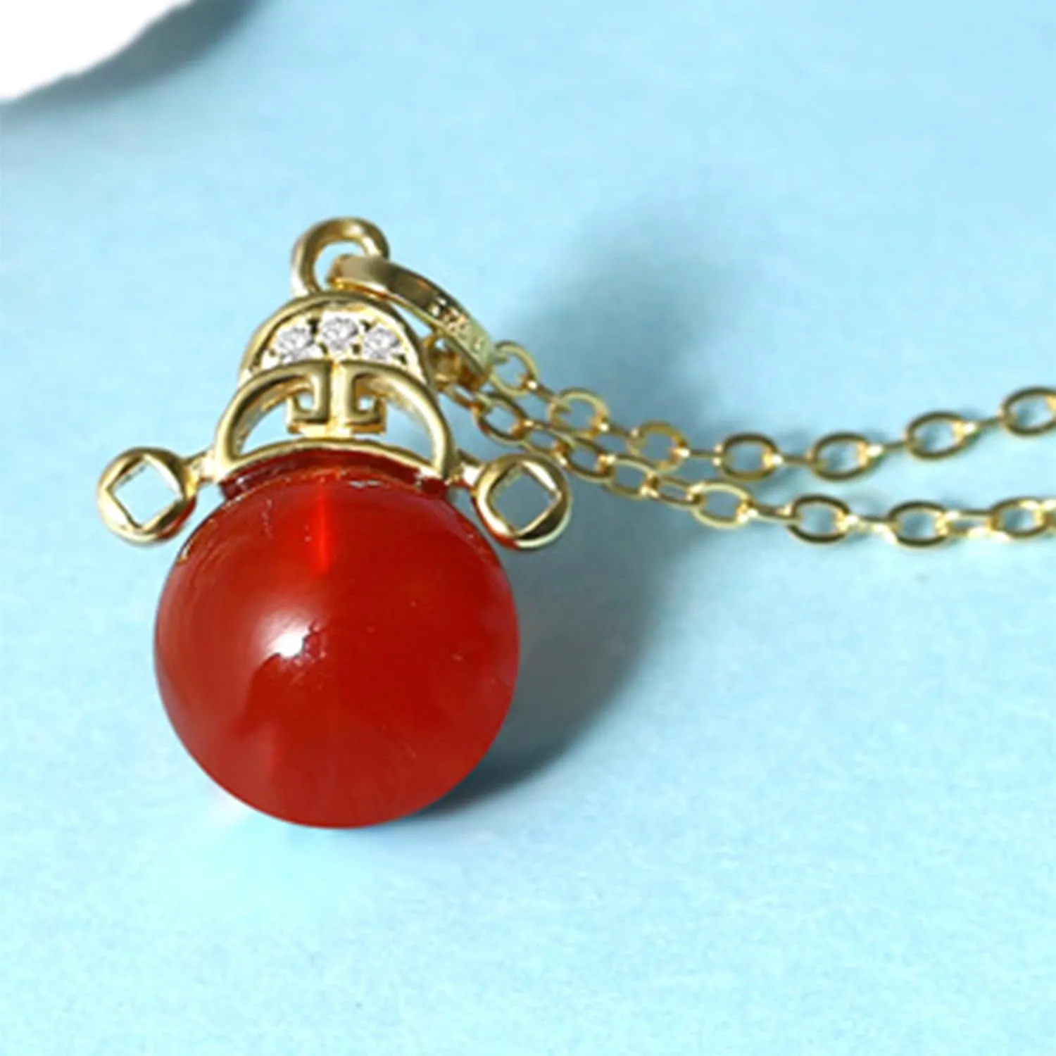Real Carnelian Crystal Necklace Valentine's Day Gifts for Women Raw Gemstone Chakra Healing Stones Genuine Red Crystal Pendant Energy Spiritual Jewelry, USA
