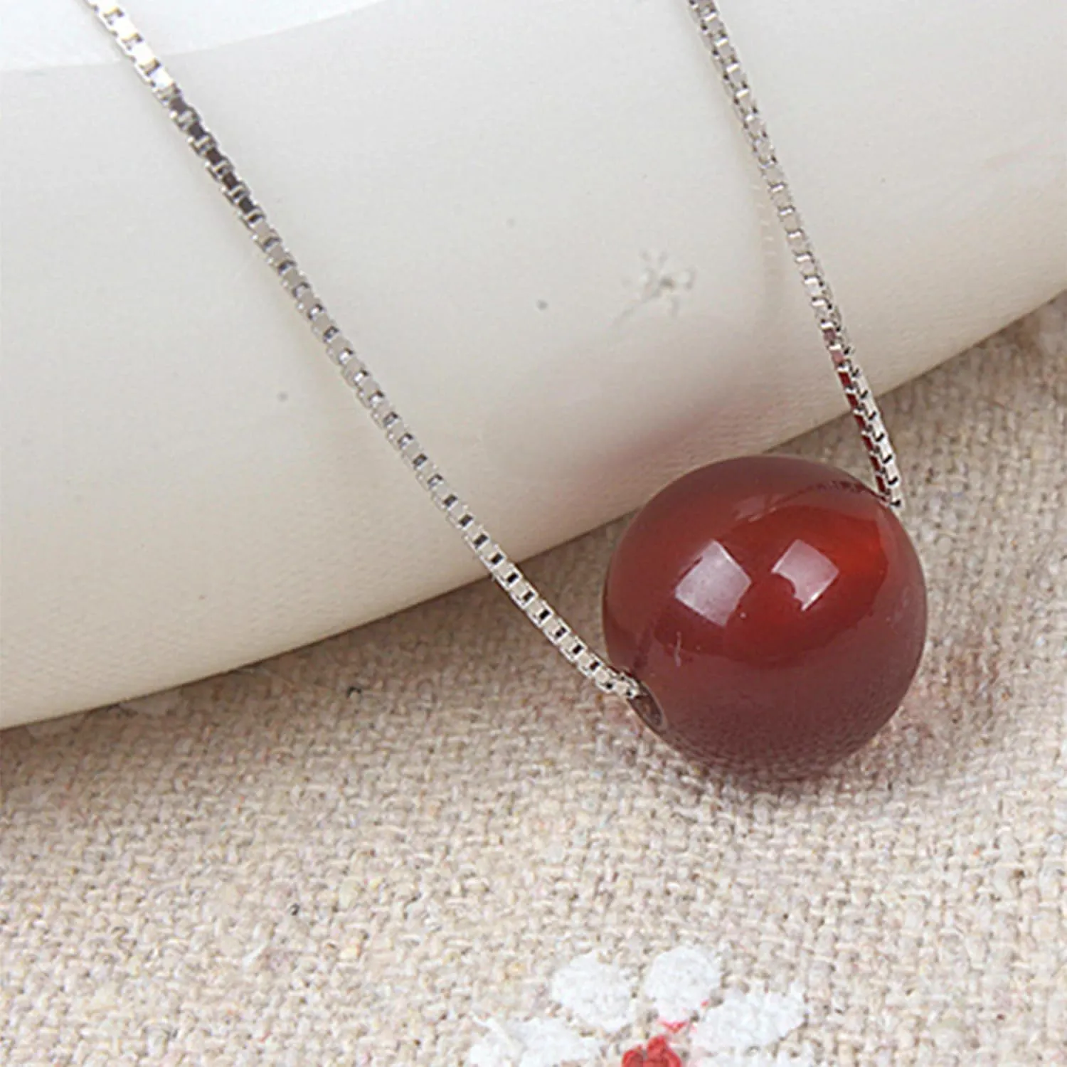 Real Carnelian Crystal Necklace Valentine's Day Gifts for Women Raw Gemstone Chakra Healing Stones Genuine Red Crystal Pendant Energy Spiritual Jewelry, USA