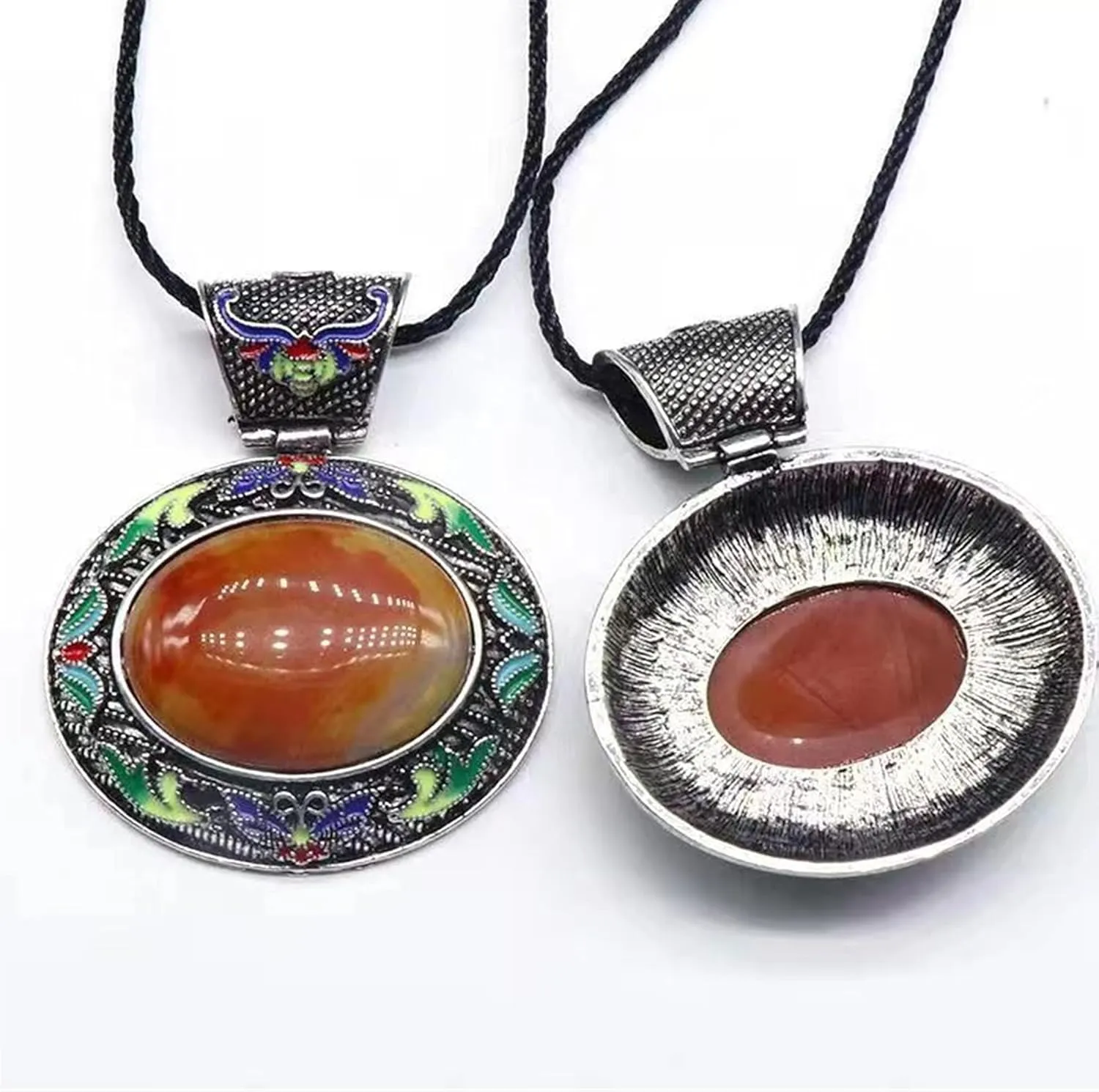 Real Carnelian Crystal Necklace Valentine's Day Gifts for Women Raw Gemstone Chakra Healing Stones Genuine Red Crystal Pendant Energy Spiritual Jewelry, USA