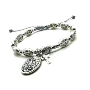 Rosary Bracelet St Michael Chaplet of Guardian Angel Men Women Patron Saint Catholic Protection Gift