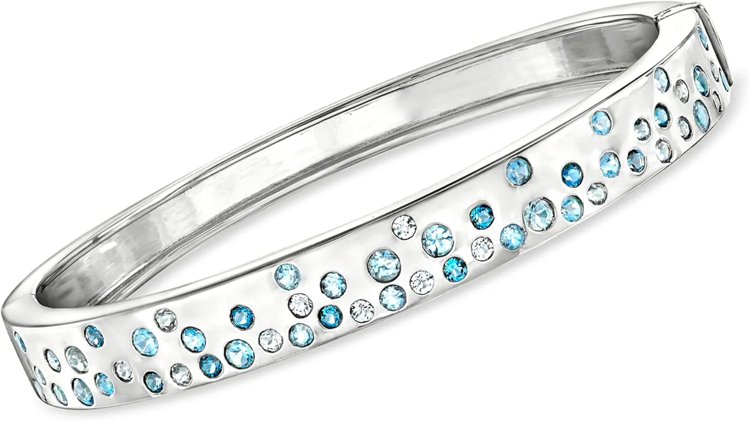 Ross-Simons "Spring Stack Set Of 5 Bangle Bracelets in Sterling Silver